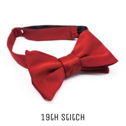 Red Self Tie Bow Tie