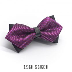 Violet with Line Bow Tie