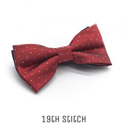 Red with White Polka Dots Bow Tie