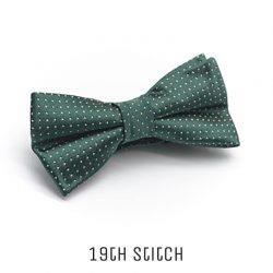 Green with White Polka Dots Bow Tie