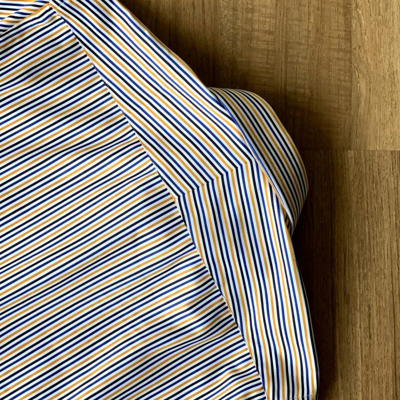 Yellow Blue Multi Stripe Custom Shirt - Image 5