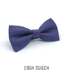 Purple Quatrefoil Petals Bow Tie